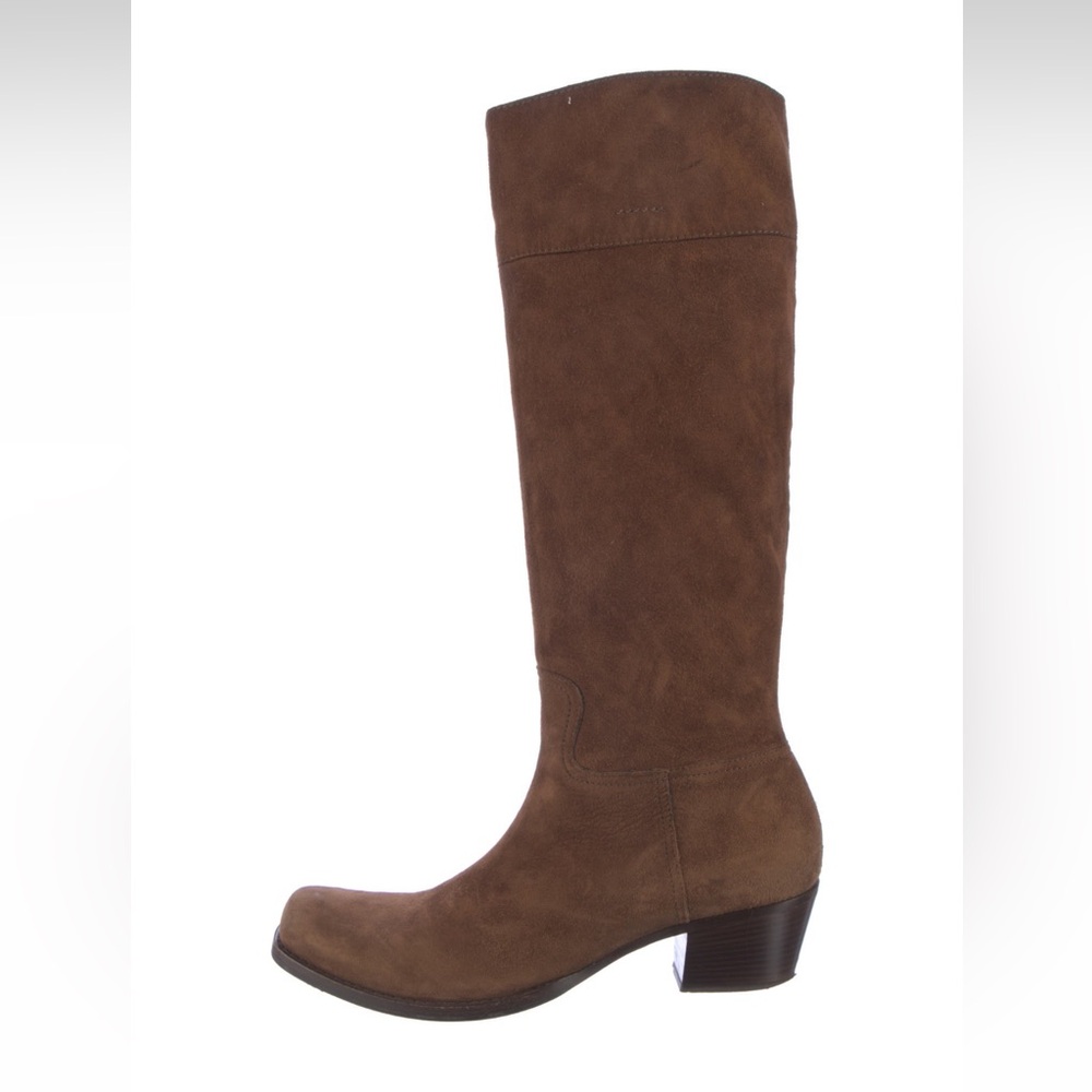 Miu Miu Brown Suede Knee-High Boots